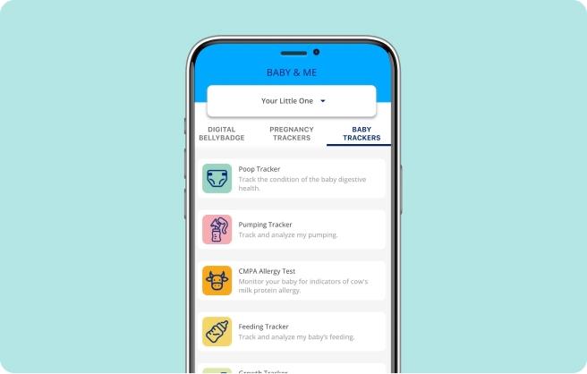 Enfamil Mobile App Pregnancy Tracker dashboard