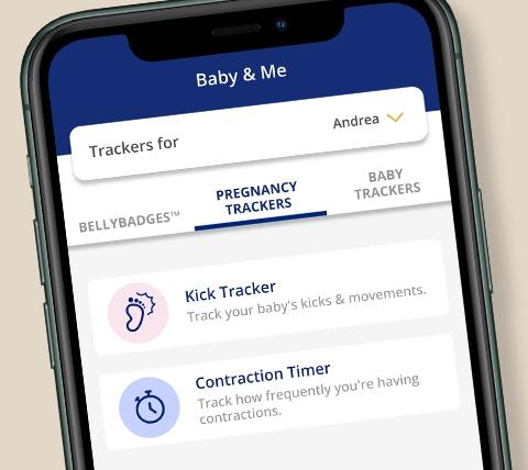 Navigate to the Pregnancy Trackers tab