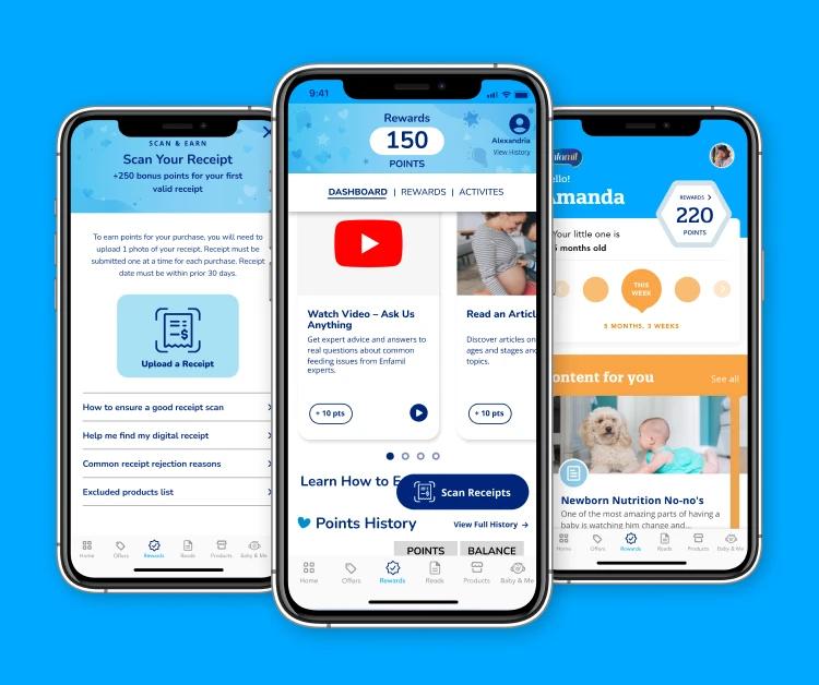 Aplicación móvil Enfamil