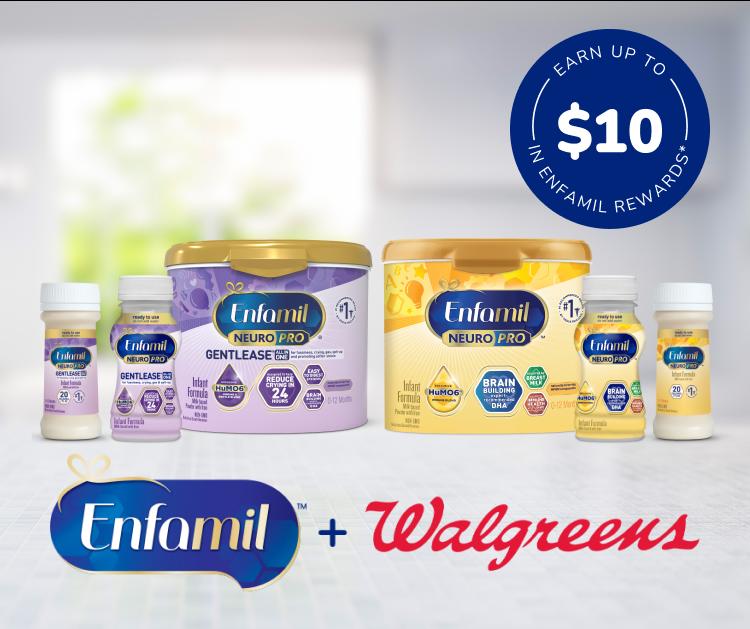Enfamil x Walgreens - Earn up to $10
