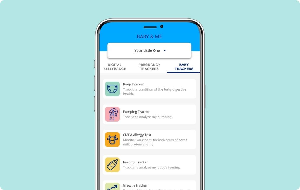 Enfamil Mobile App Pregnancy Tracker dashboard