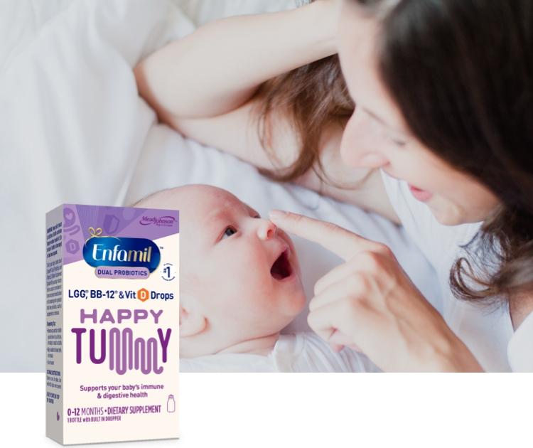 Enfamil Vitamins Probióticos frente a mamá y bebé
