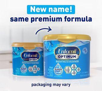 Enfamil Optimim - New name same premium formula. Packaging may vary.